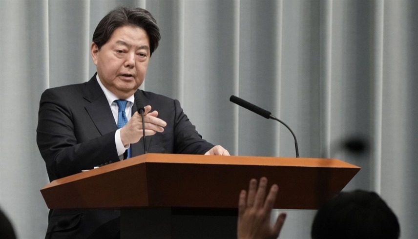 كبير أمناء مجلس الوزراء الياباني، هاياشي يوشيماسا (أرشيف)