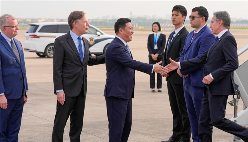 وزير الخارجية الأمريكي أنتوني بلينكن في زيارة سابقة إلى الصين (أرشيف)