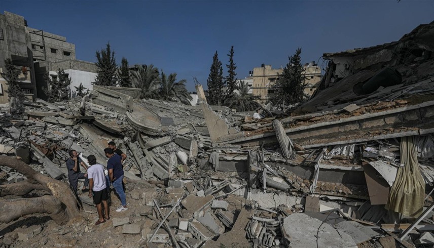 جانب من قصف حي الشجاعية من قبل الجيش الإسرائيلي (رويترز)