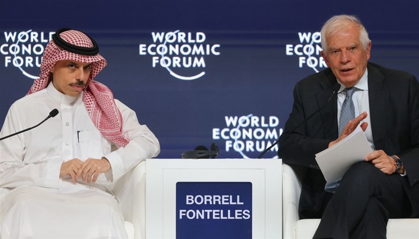 وزير الخارجية السعودي فيصل بن فرحان في منتدى الرياض (أ ف ب)