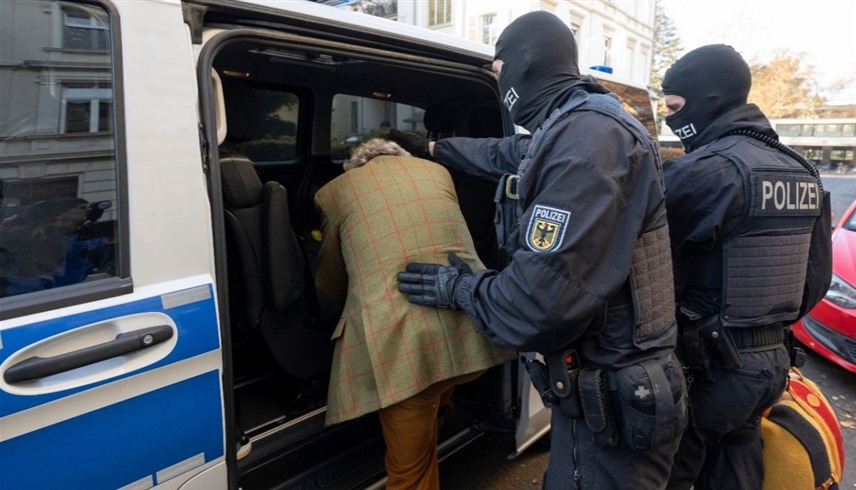 عناصر من الشرطة الألمانية في حملة ضد مواطني الرايخ (أرشيف)