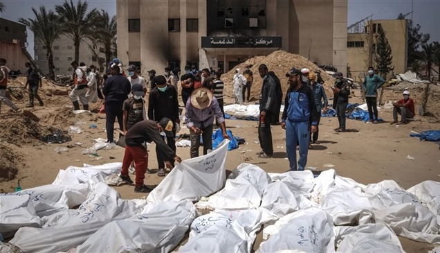 المقابر الجماعية في غزة تثير أزمة بين إسرائيل وأمريكا