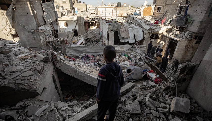 جانب من القصف الإسرائيلي على قطاع غزة (رويترز)