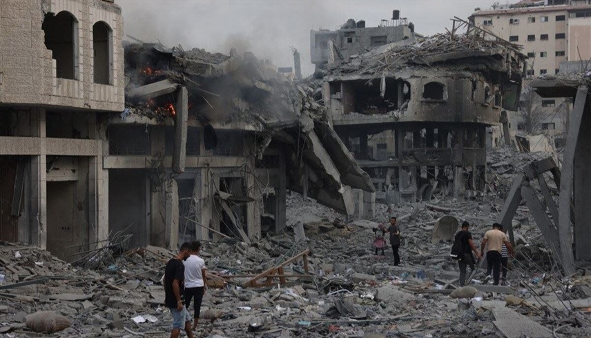 قطاع غزة بعد القصف الإسرائيلي (رويترز)