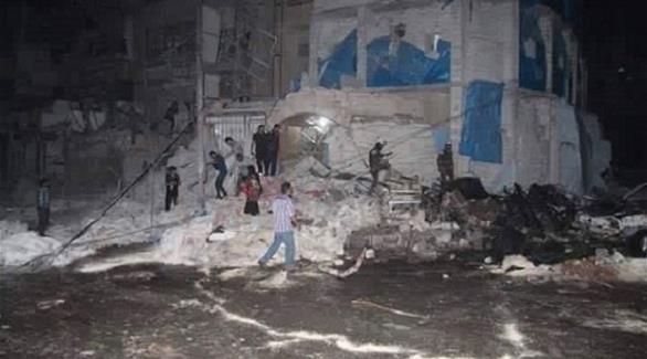 من آثار استهداف مشفى القدس في حلب (أرشيف)