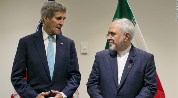 وزيرا الخارجية الإيرانية والأمريكي (أرشيف)