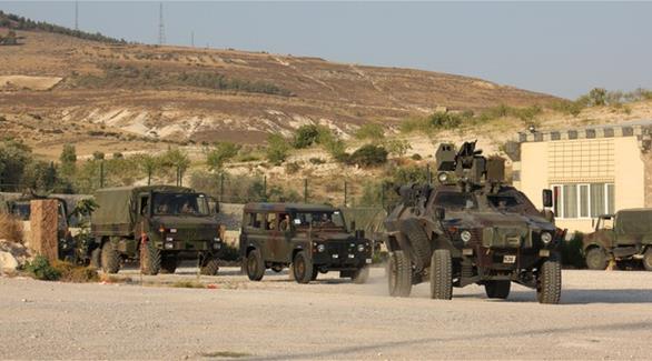 ًورة أرشيفية لتحرك قوات على الحدود التركية السورية ضد داعش