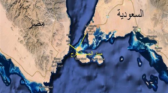 جسر الملك سلمان بين السعودية ومصر(غوغل)