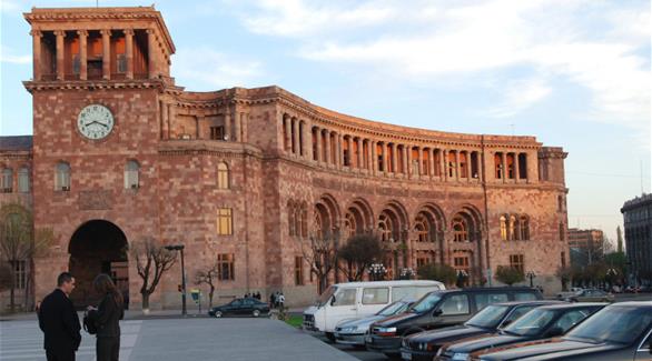 مبنى الحكومة الأرمينية في يريفان (أرشيف)