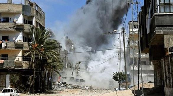 آثار قصف إسرائيلي في غزة (أرشيف)