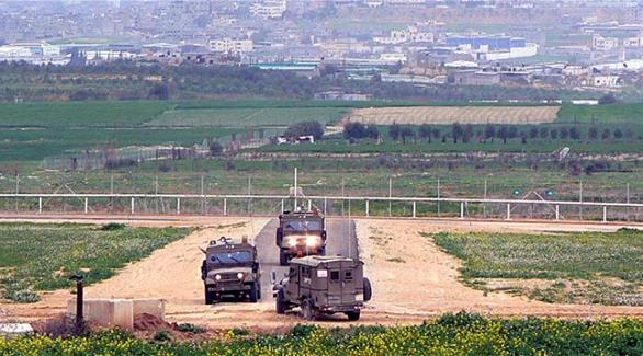 آليات إسرائيلية بالقرب من حدود غزة (أرشيف)