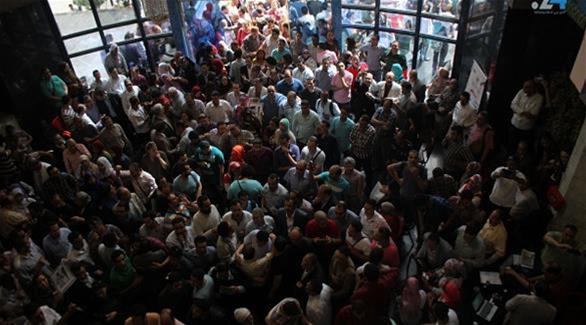 تظاهر الصحافيين المصريين في بهو نقابتهم (24 ـ القاهرة ـ محمود العراقي)
