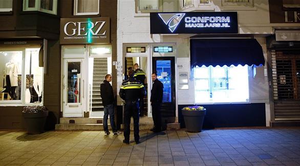 شرطة هولندية في روتردام(أ ف ب)