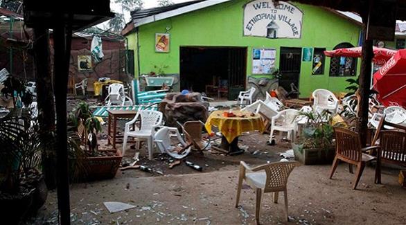 المطعم الذي حدث فيه أحد التفجيرات عام 2010 (أرشيف)