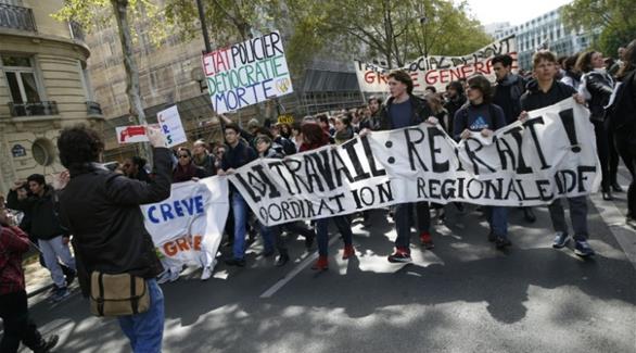احتجاجات في فرنسا (أرشيف) 
