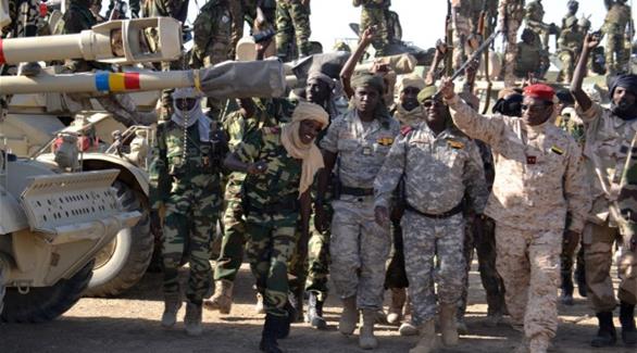 جنود من التشاد والنجير يجتمعون على بلدة حدودية لمواجهة بوكو حرام(أ ف ب)