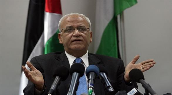 أمين سر اللجنة التنفيذية لمنظمة التحرير الفلسطينية صائب عريقات (أرشيف)
