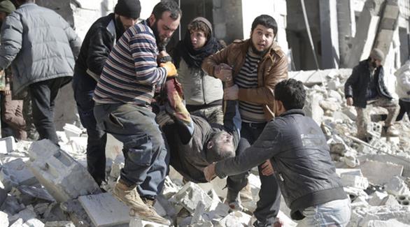 غارات روسية على إدلب تخلف عشرات القتلى (أرشيف)