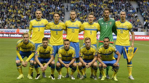 Image result for ‫منتخب السويد لكرة القدم‬‎