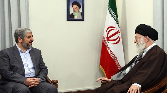 زعيم حماس خالد مشعل في ضيافة مرشد إيران الأعلى علي خامنئي(أرشيف)