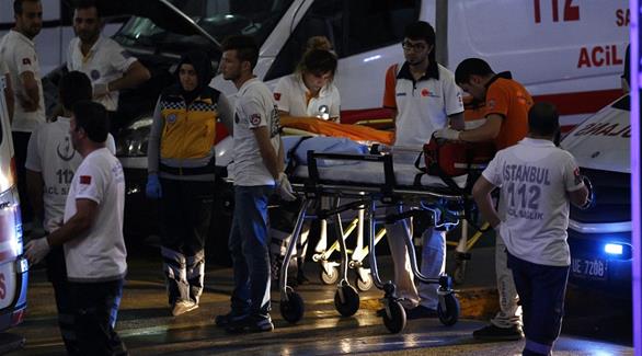 المصابين إثر الهجوم على مطار أتاتورك (أرشيف)