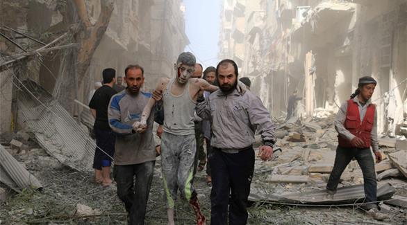إصابات جراء قصف في حلب (أرشيف)