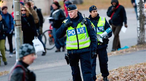 عناصر من الشرطة السويدية (أرشيف)