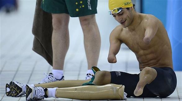 يشارك أحمد كيلي في مسابقات السباحة بالأولمبياد (ياهو)