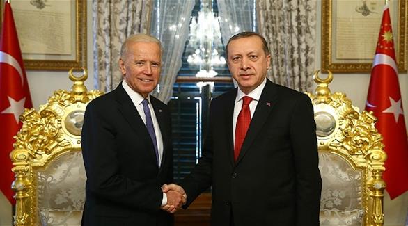 نائب الرئيس الأمريكي جو بايدن والرئيس التركي رجب طيب أردوغان (أرشيف)