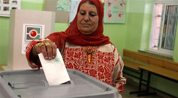خلال عملية الاقتراع للانتخابات الفلسطينية(أرشيف)