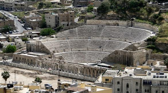 المدرج الروماني في العاصمة الأردنية عمان (أرشيف)