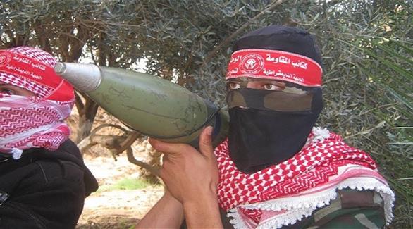 مقاتلو الجناح المسلح للجبهة الديمقراطية لتحرير فلسطين في غزة (أرشيف)