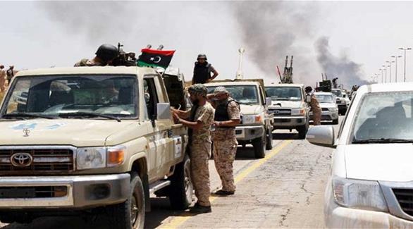 القوات الليبية في سرت (أرشيف)