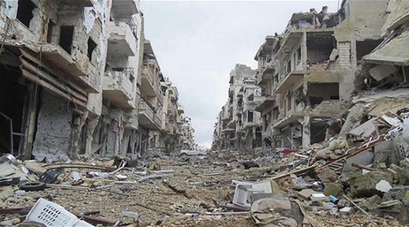 بعض الدمار الذي حلّ باليمن نتيجة الأزمة (أرشيف)