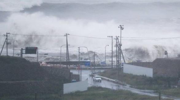 إعصار شمالي اليابان (أرشيف)
