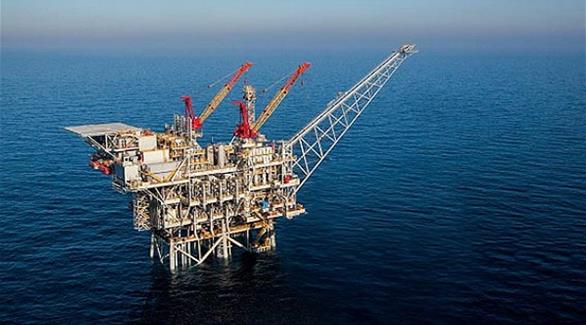 منصة بحرية لاستخراج الغاز في البحر الأبيض المتوسط (أرشيف)