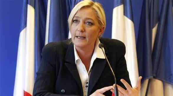 زعيمة حزب الجبهة الوطنية اليميني المتطرف في فرنسا مارين لوبان (أرشيف)