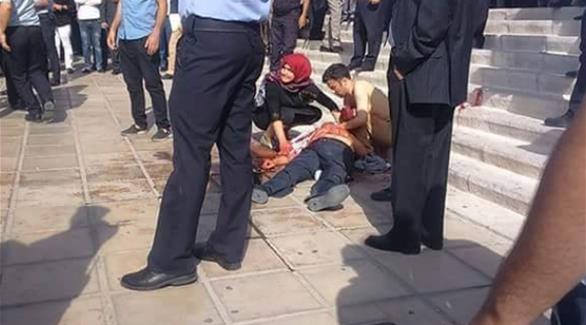 مقتل الكاتب الأردني "ناهض حتر" رمياً بالرصاص أثناء تواجده أمام قصر العدل (الغد الأردنية)