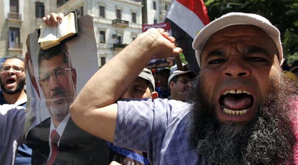 قواعد الجماعة الإسلامية في مظاهراتهم لدعم مرسي(أرشيف)