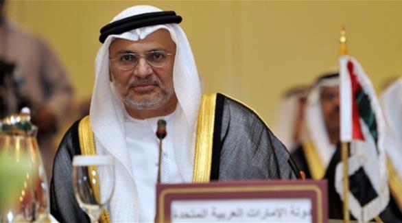 وزير الدولة للشؤون الخارجية الدكتور أنور بن محمد قرقاش (أرشيف)