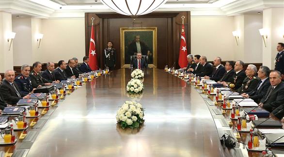 اجتماع سابق لمجلس الأمن التركي (أرشيف)