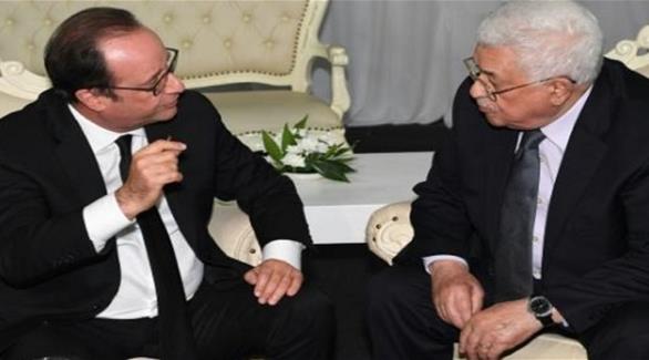 الرئيس الفرنسي فرنسوا هولاند ونظيره الفلسطيني محمود عباس (أرشيف)