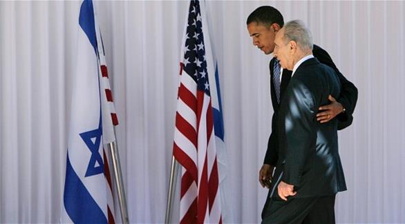 الرئيس الأمريكي باراك أوباما وشمعون بيريز (أرشيف)