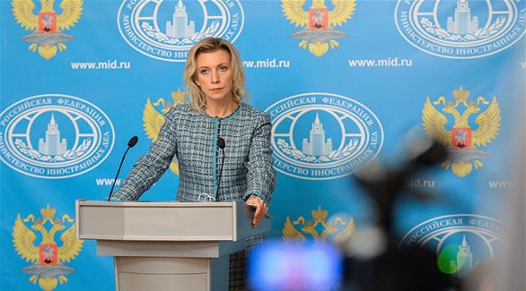 المتحدثة باسم وزارة الخارجية الروسية، ماريا زاخاروفا(أرشيف)