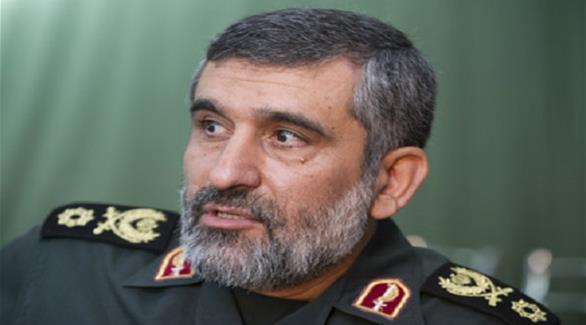 العمید في الحرس الثوري الإيراني أمیر علی حاجی زاده (إرنا)