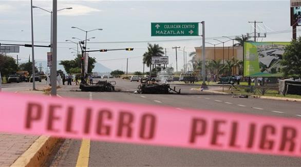 موقع الهجوم على قافلى عسكرية في المكسيك (أرشيف)