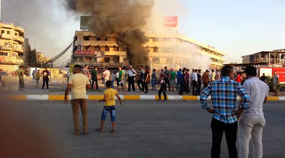 إحدى الانفجارات في بغداد بالعراق (أرشيف)
