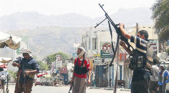مسلحون في أحد شوارع اليمن (أرشيف)
