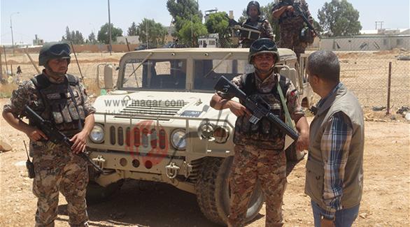 عناصر من الجيش الأردني على الحدود العراقية (أرشيف)