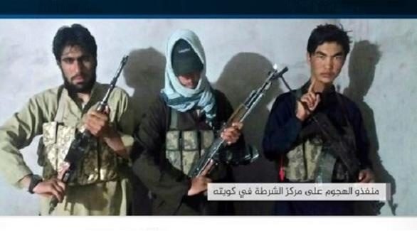 صورة لمنفذي الهجوم نشرتها وكالة أعماق التابع لداعش (تويتر)